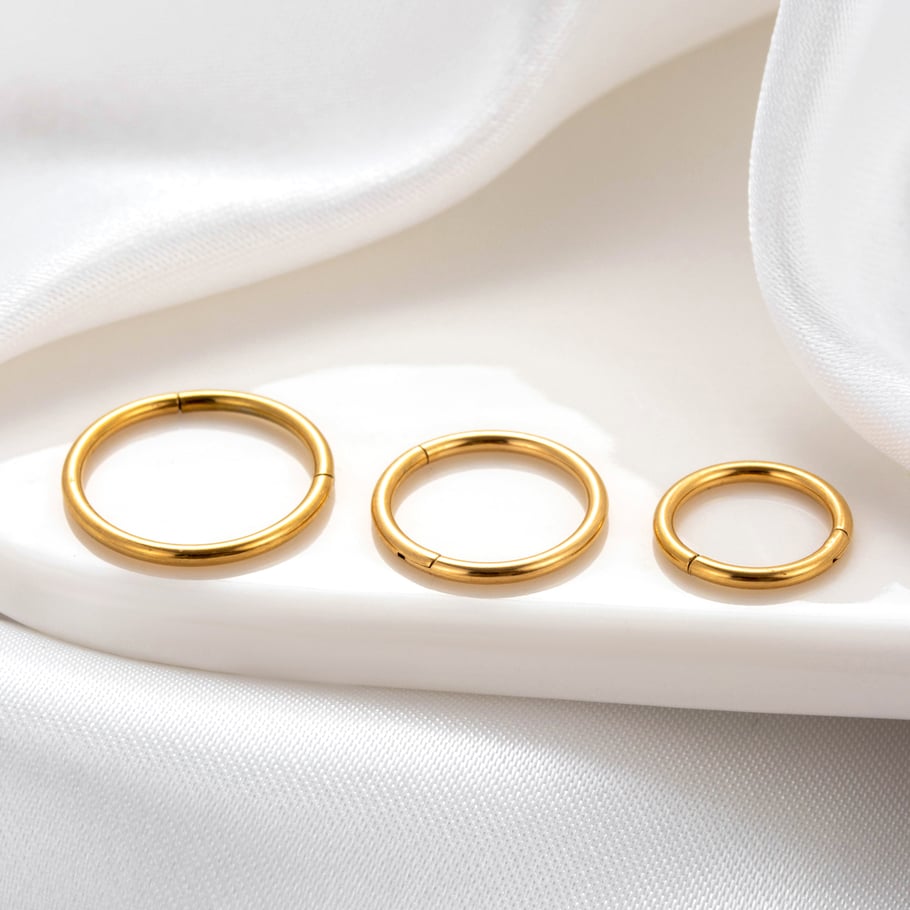 1 Pair Simple Series Classic Geometric Titanium Steel No Plating Material Women Stud Earrings Picture2