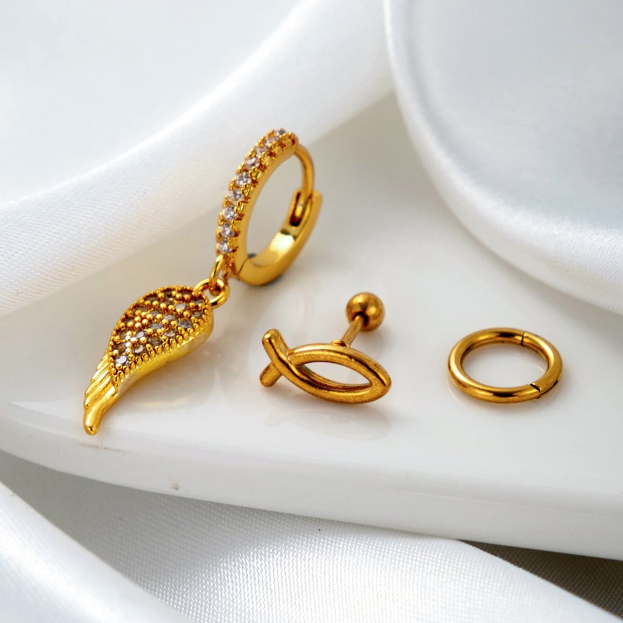 1 Pair Simple Series Classic Geometric Copper No Plating Material Zircon Women Stud Earrings Picture2