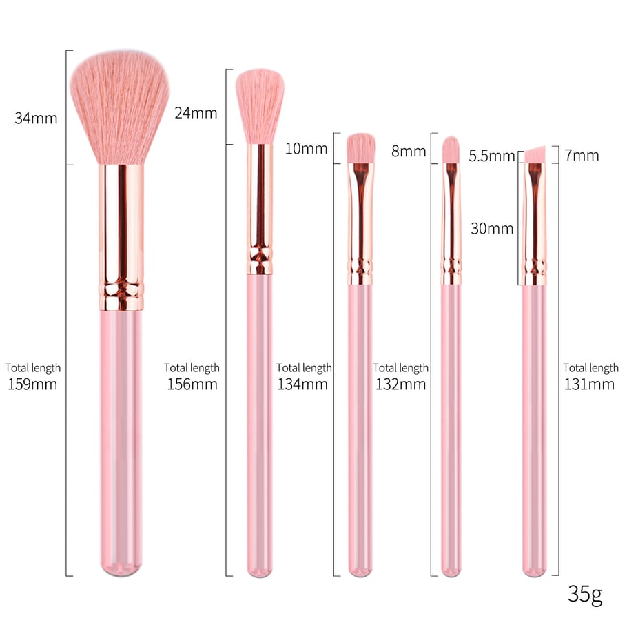 1 Paar Unisex-Make-up-Pinsel Bild2