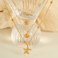 XL209 gold necklace 