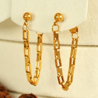EH638 Gold Earrings 