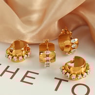 EH608 Gold Earrings 