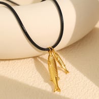 XL338G gold necklace 