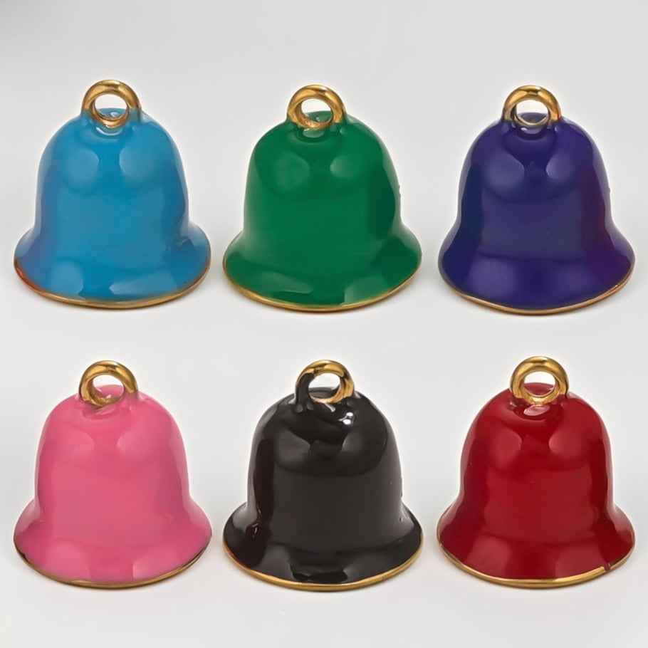 1 Piece Simple Series Daily Bell Shape Solid Color Stainless Steel Gold Color Unisex Pendants Picture2