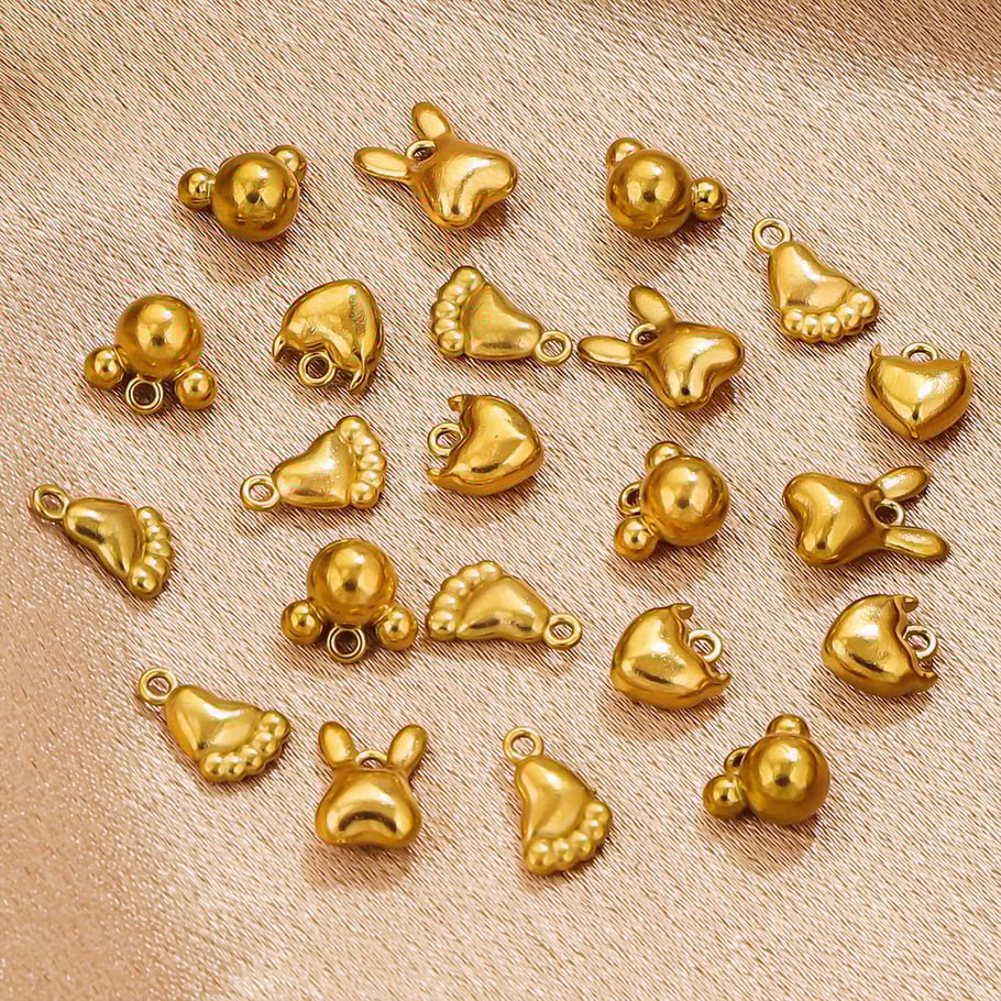 1 Piece Romantic Series Casual Seashell Stainless Steel Gold Color Women's Pendants Picture2