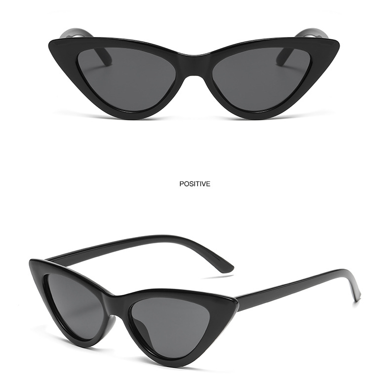 pair of stylish leopard - print color - blocking women's sunglasses Picture2
