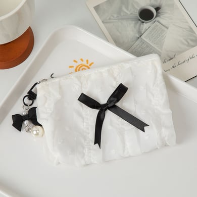 1 Paar Damentaschen aus Polyester mit süßer Schleife und Knoten in der Romantischen Serie h5 Bild2