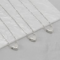 Color plata / Collar con colgante de letra A para mujer, serie simple, 1 pieza, para uso diario 