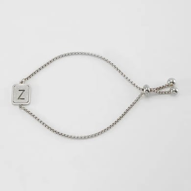 1 Stück Simple Series Daily Letter Titanstahl 18 Karat vergoldete Damen-Kettenarmbänder h5 Bild2