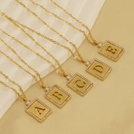 Gold letter A [with chain] Picture14