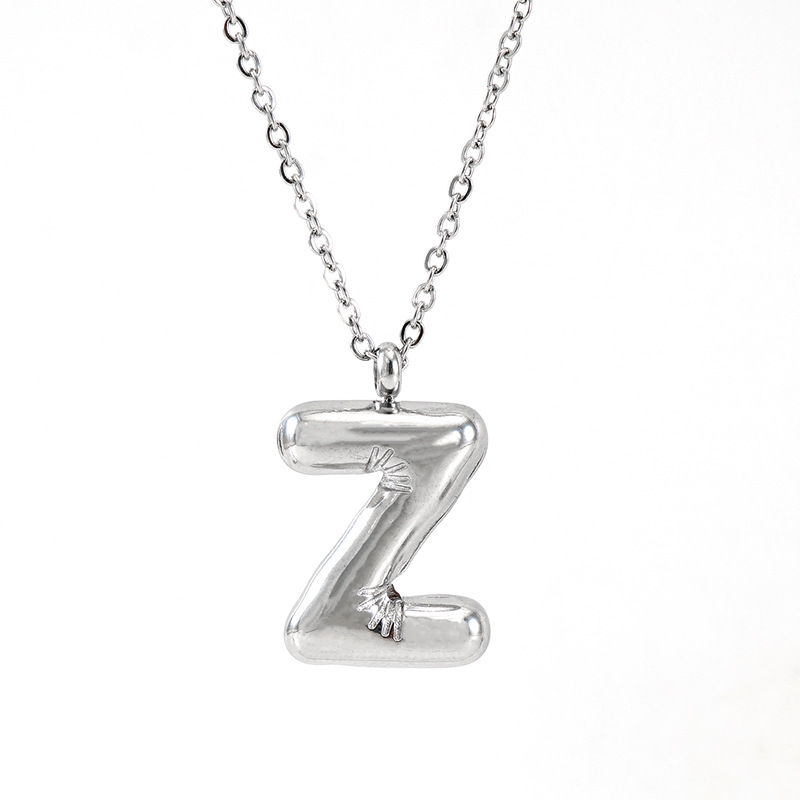 1 Piece Simple Series Daily Letter  Women's Pendant Necklaces Picture2