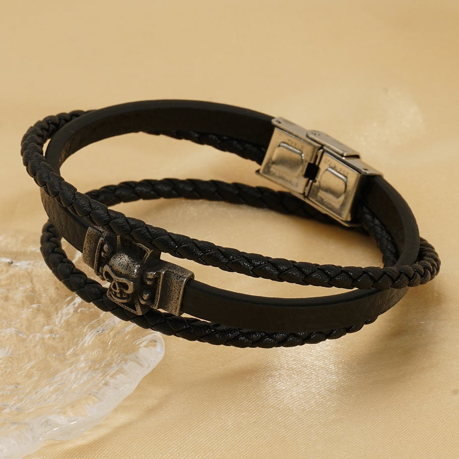 1 Pair Fashionable Retro Style Men's Bracelet h5Picture2