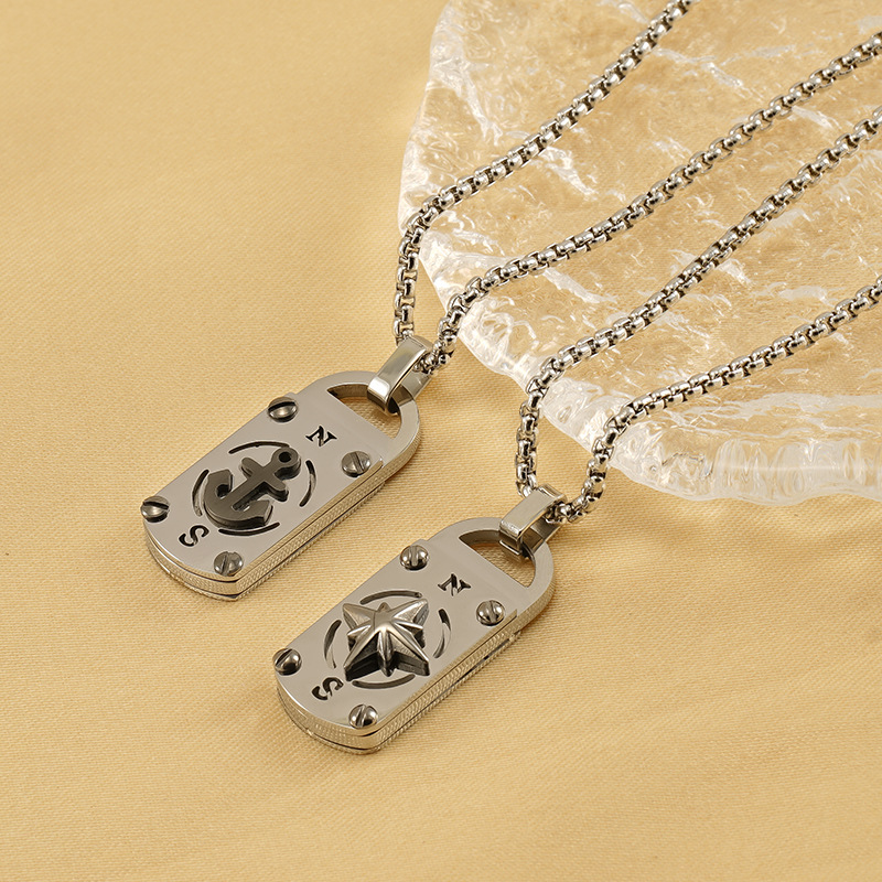 1 Pair Fashion Retro  Men's Necklace Picture2