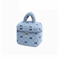 Blue bow bucket bag Picture2