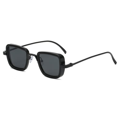 1 Pair Fashionable Series Chic Lightweight Alloy Gold Color Anti-glare Unisex Sunglasses h5 