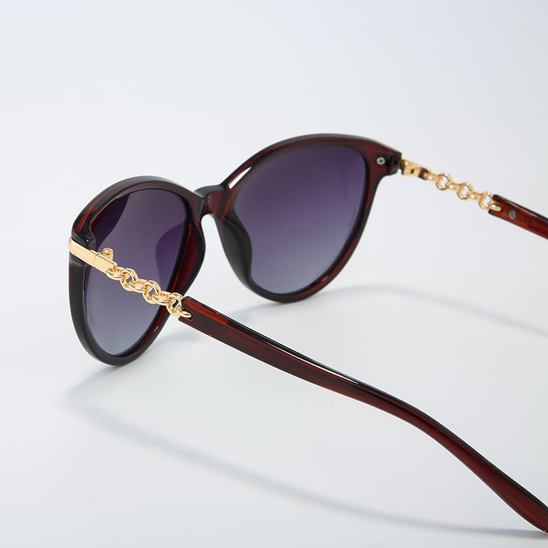 1 Pair Romantic Series Daily Semicircular Patchwork Durable Women's Sunglasses Picture2