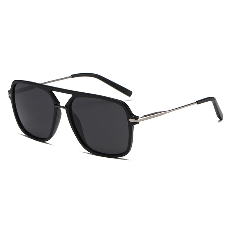 1 Pair Modern Series All-match Patchwork Minimalist Anti-glare Unisex Sunglasses 