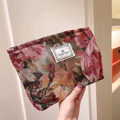 1 Stück Luxuriöse Serie Retro Flower Polyester Damentaschen h5 