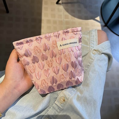 1 Stück Romantische Serie Tägliches Herz Polyester Damentaschen h5 