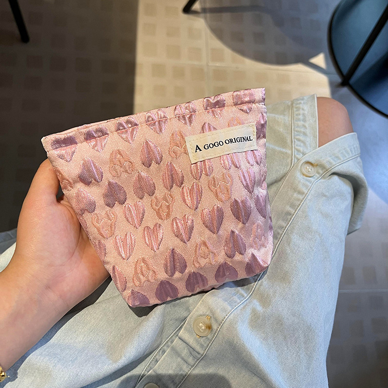 1 Stück Romantische Serie Tägliches Herz Polyester Damentaschen 