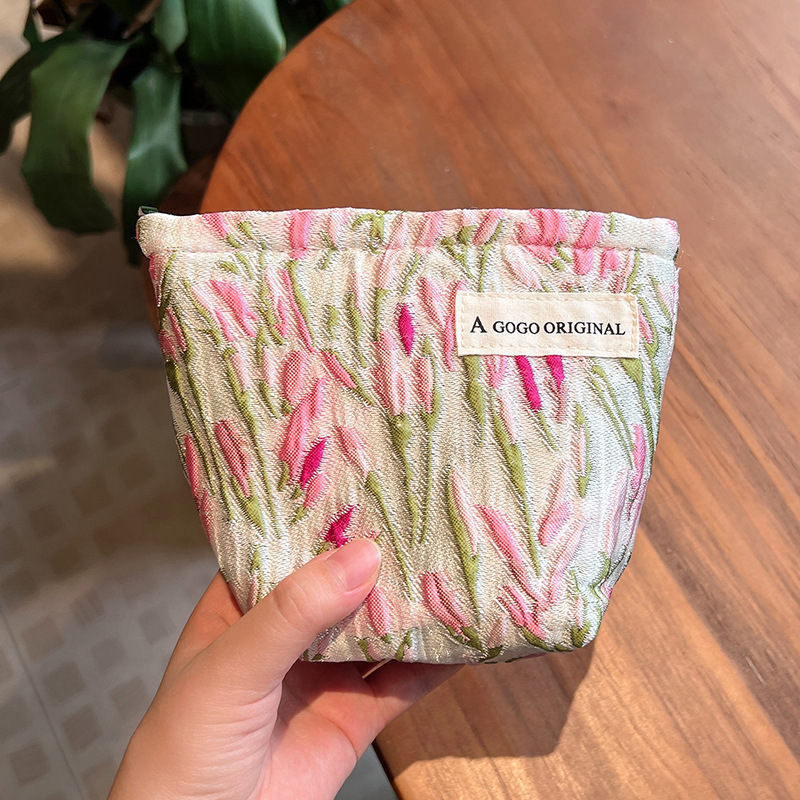 1 Stück Romantische Serie Natürliche Pflanzen Polyester Damentaschen 