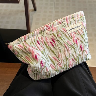 1 Stück Romantische Serie Natürliche Pflanzen Polyester Damentaschen h5 