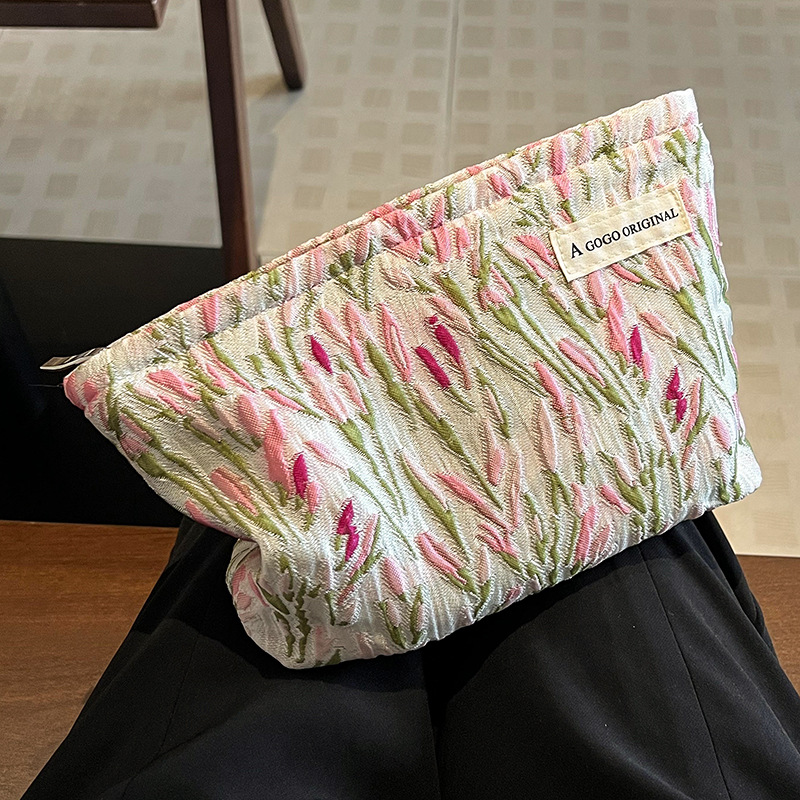 1 Stück Romantische Serie Natürliche Pflanzen Polyester Damentaschen 