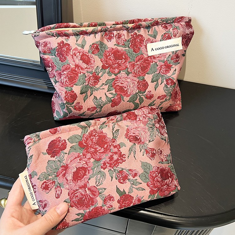 1 Stück Romantische Serie Süße Blume Polyester Damentaschen Bild2