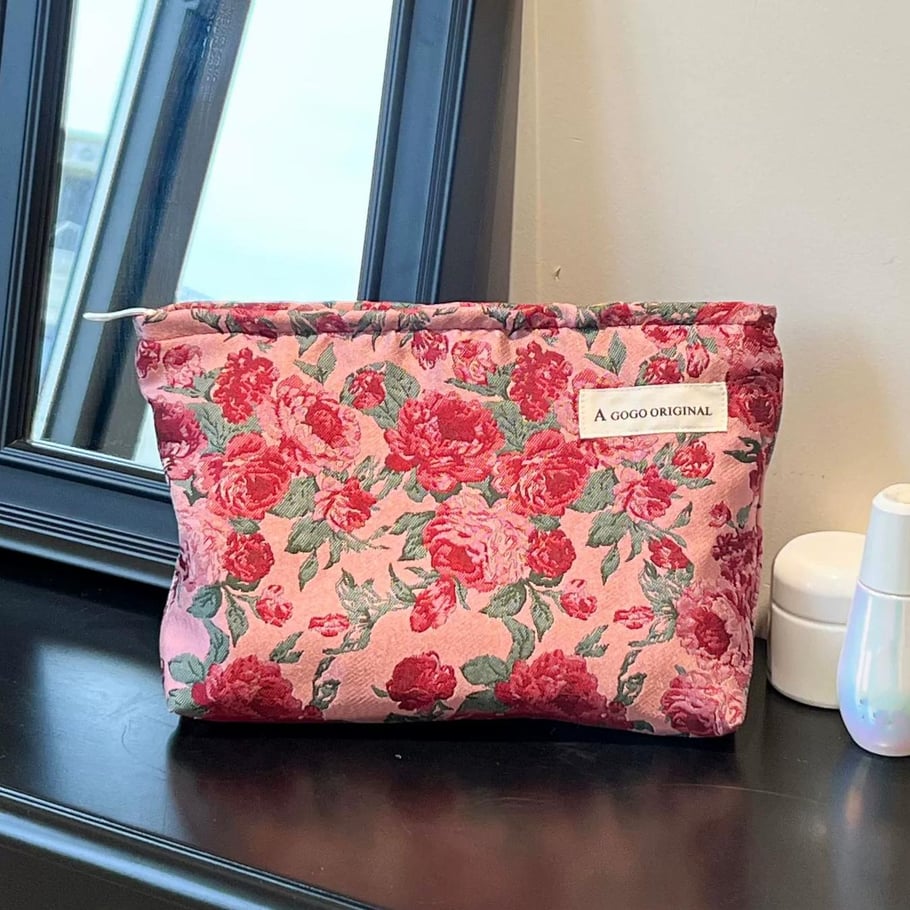 1 Stück Romantische Serie Süße Blume Polyester Damentaschen 