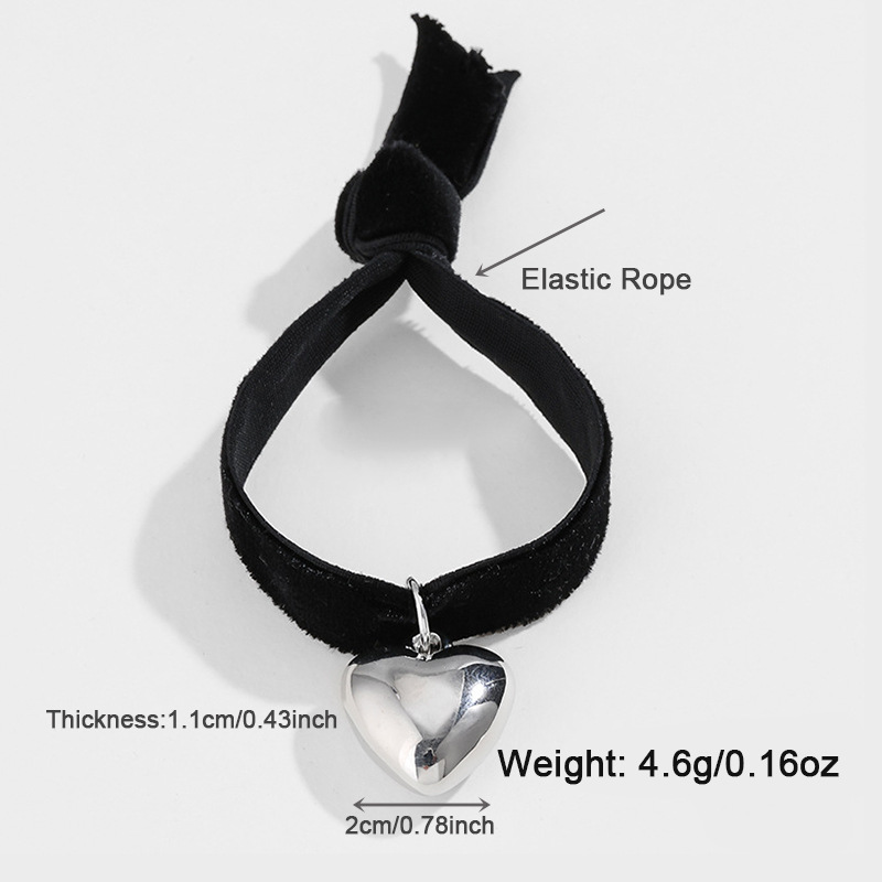 1 Stück Simple Series Classic Heart CCB Damen-Charm-Armbänder 