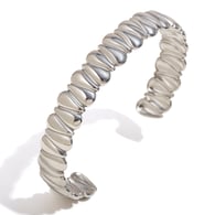 Water Drop Bracelet-Steel 
