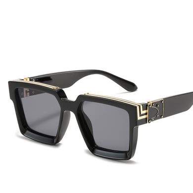1 Stück Simple Series Tägliche einfarbige Damen-Sonnenbrille aus Kunststoff h5 