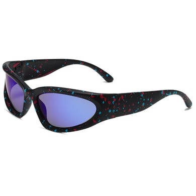 1 Stück Simple Series Tägliche einfarbige Damen-Sonnenbrille aus Kunststoff h5 