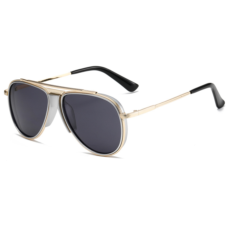 1 Stück Simple Series Lässige einfarbige Unisex-Sonnenbrille aus Legierung 