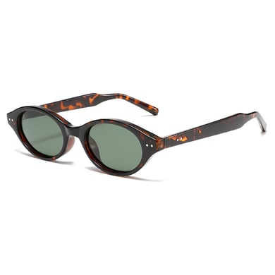 1 Pair of Simple and Elegant Leopard - Print Patchwork Women's Sunglasses h5 