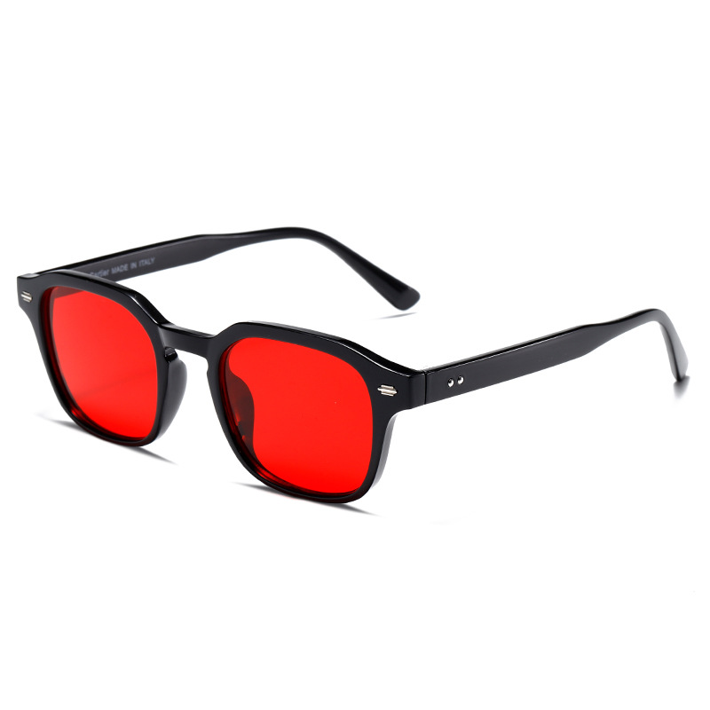 1 Stück Simple Series Casual Solid Color Kunststoff Damen Sonnenbrille 