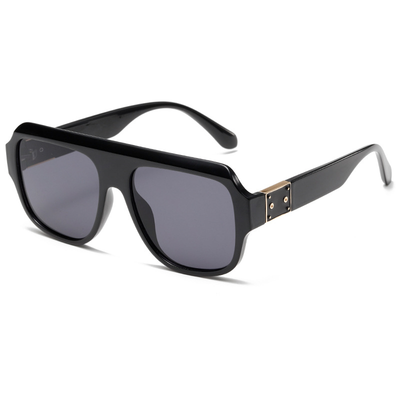 1 Stück Simple Series Casual Solid Color Kunststoff Damen Sonnenbrille 