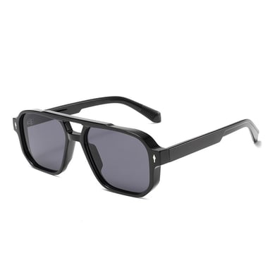 1 Pair Daily Series Light Commute Solid Color Plastic Unisex Sunglasses h5 