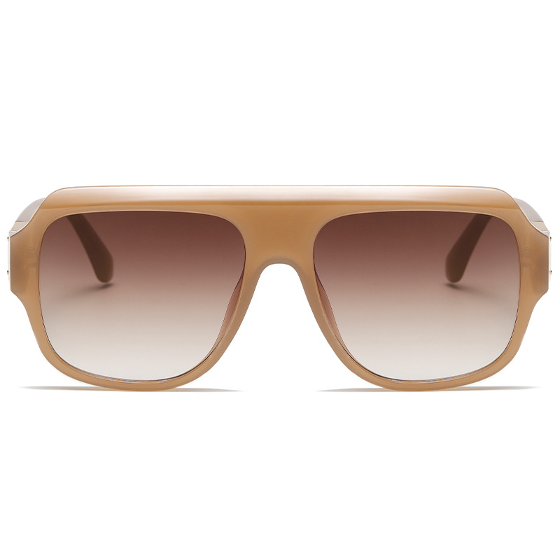 1 Pair Simple Series Casual Solid Color Plastic Women's Sunglasses Picture2