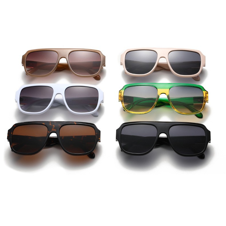 1 Pair Simple Series Casual Solid Color Plastic Women's Sunglasses Picture3