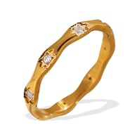 Gold color/Ring size 8 Bild3