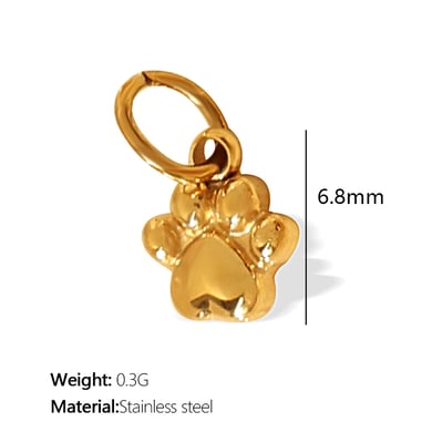 1 Piece Exquisite Series Charming Seashell Shape DIY Stainless Steel Gold Color Women's Pendants h5 
