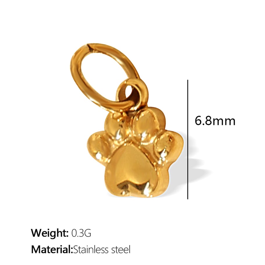 1 Piece Exquisite Series Charming Seashell Shape DIY Stainless Steel Gold Color Women's Pendants 