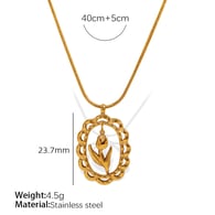 XL157G gold necklace 