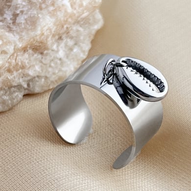 1 Stück Simple Series Casual Turtle Edelstahl Goldfarben Damen Verstellbare Ringe h5 
