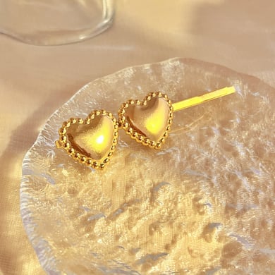 1 Stück Simple Series Retro Turtle Edelstahl Goldfarben Künstliche Perle Damen Haarspangen h5 