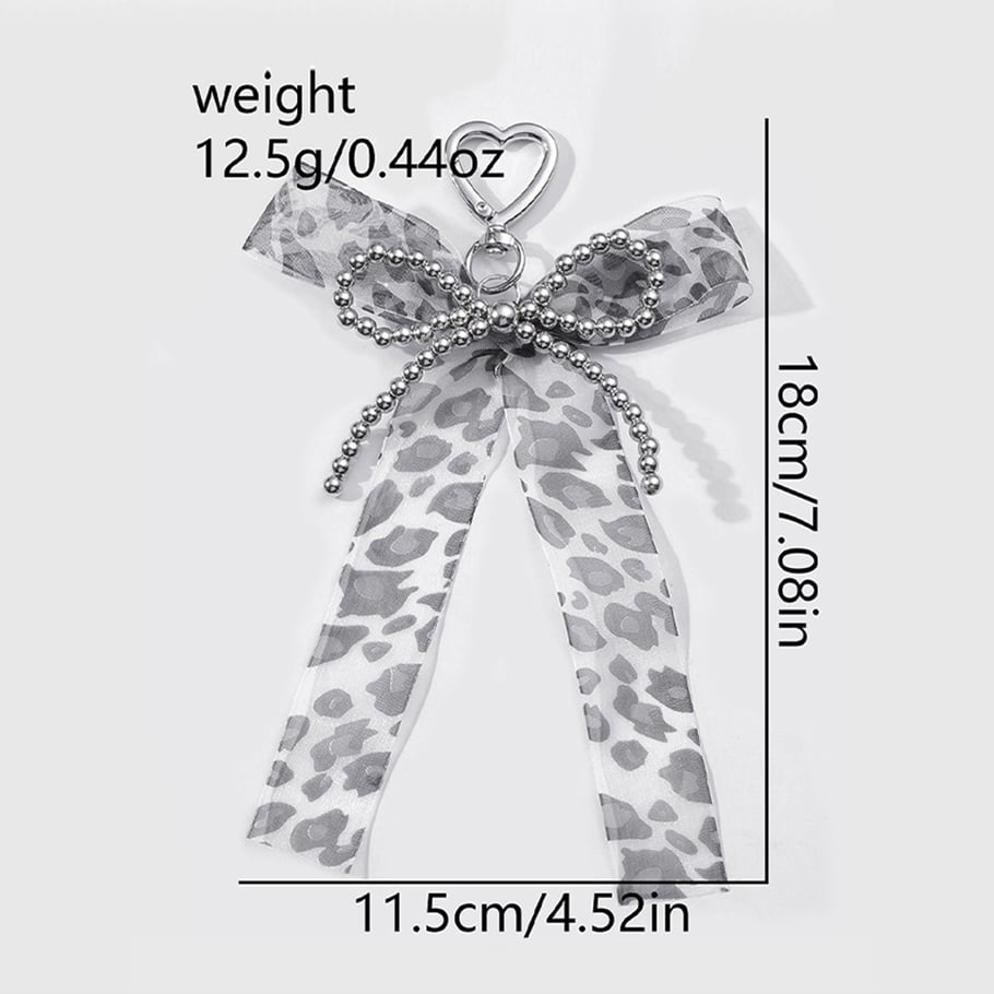 1 Piece Simple Series Retro Bow Knot Alloy Artificial Pearl Women's Bag Charms Picture2