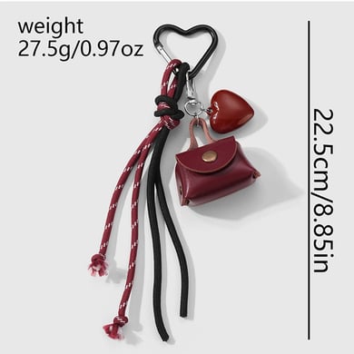 1 Stück Romantische Serie Retro Herz Legierung Damen Taschenanhänger h5 Bild2