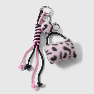 1 Stück Romantische Serie Retro Leopardenmuster Legierung Damen Taschenanhänger h5 
