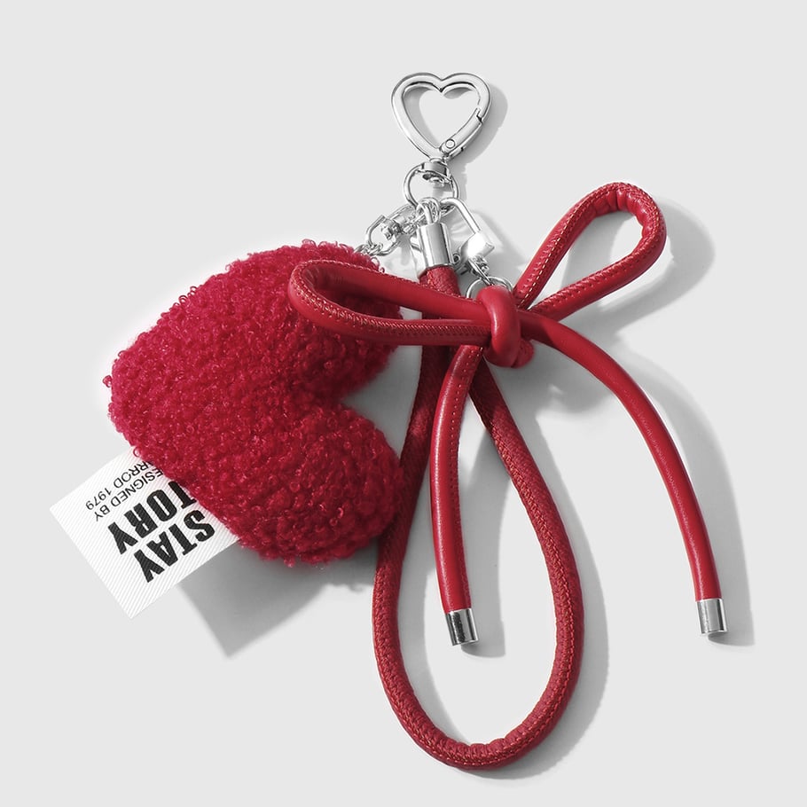 1 Stück Romantische Serie Niedliche Herz Legierung Damen Taschenanhänger 